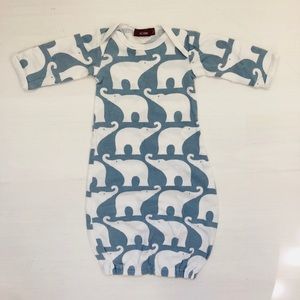 Milkbarn Sleep Gown with hat